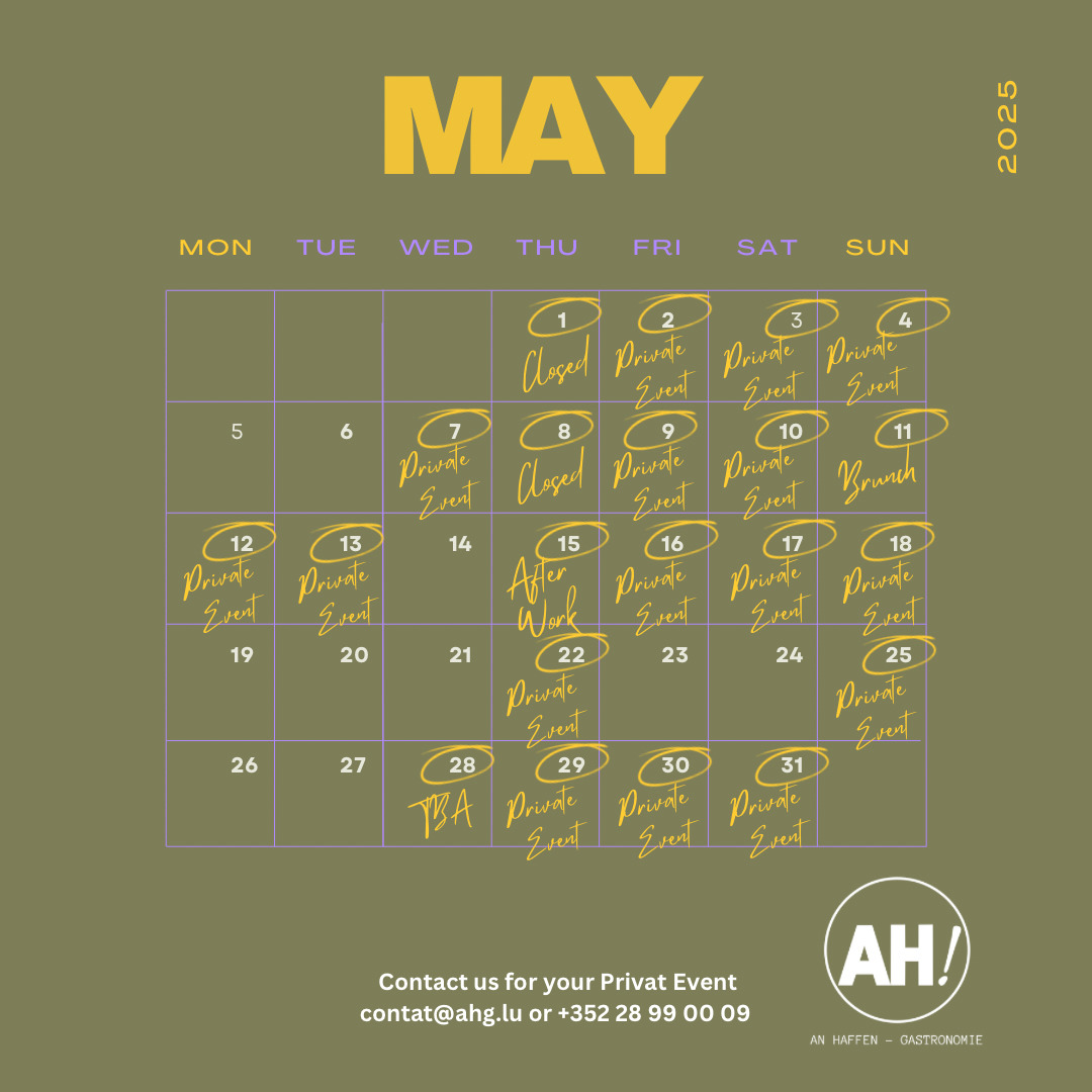 Dark Gray Yellow and Purple Bold Modern Minimalist Monthly Calendar Instagram Post – 2